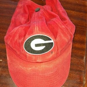 Red Baseball Cap with Logo